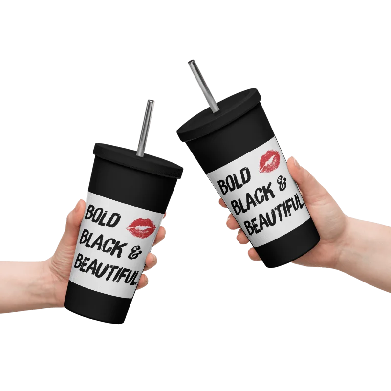 Bold Black Beautiful Signature Tumbler product image (5)