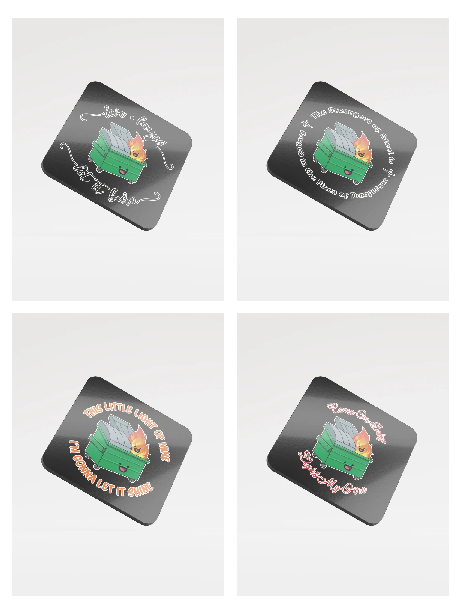 Dumpster Fire Coaster Bundle product image (1)