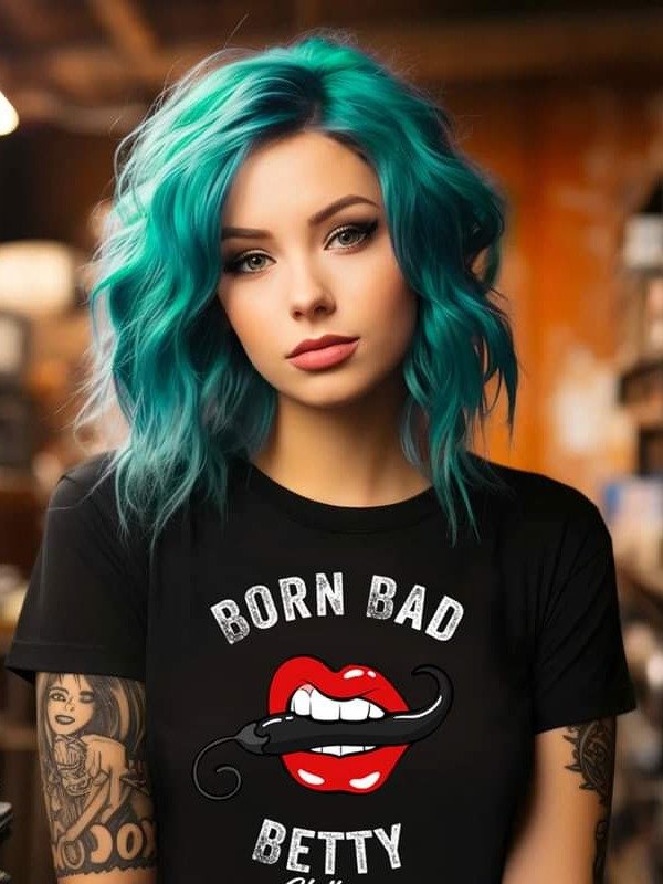 Born Bad Betty Black womansT-Shirt product image (1)