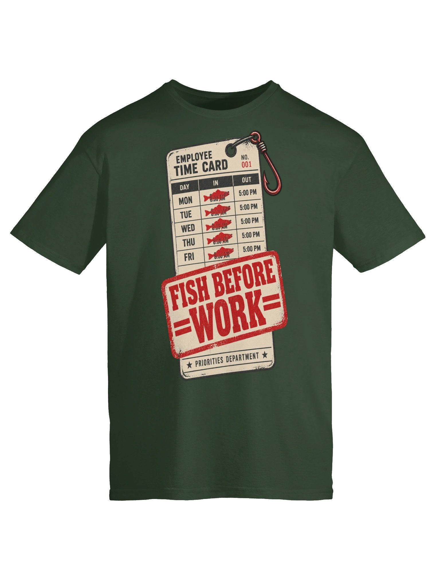 Fish Before Work T-shirt product image (15)