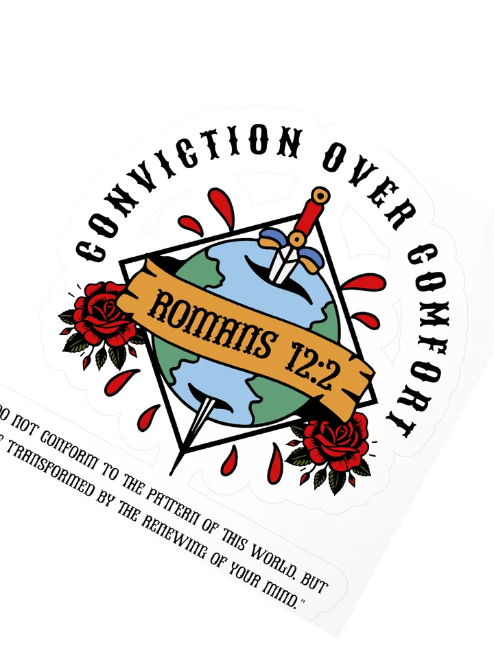 Conviction Over Comfort Sticker product image (6)