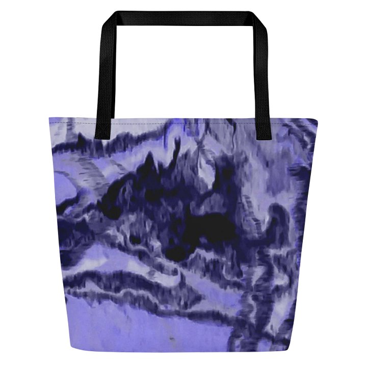 Purple Fluid Art Tote Bag product image (1)