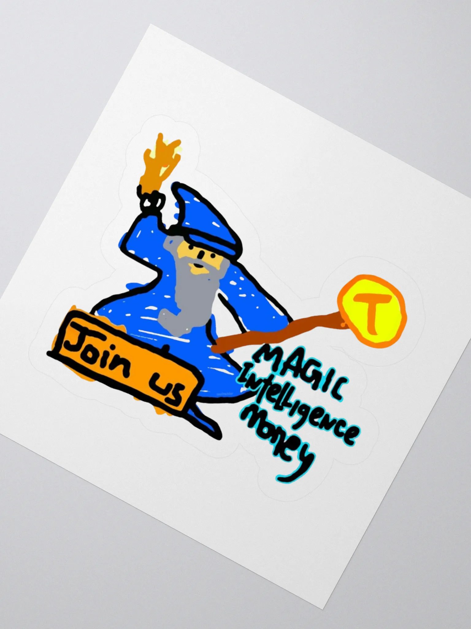 MAGIC INTELLIGENCE MONEY Sticker product image (4)