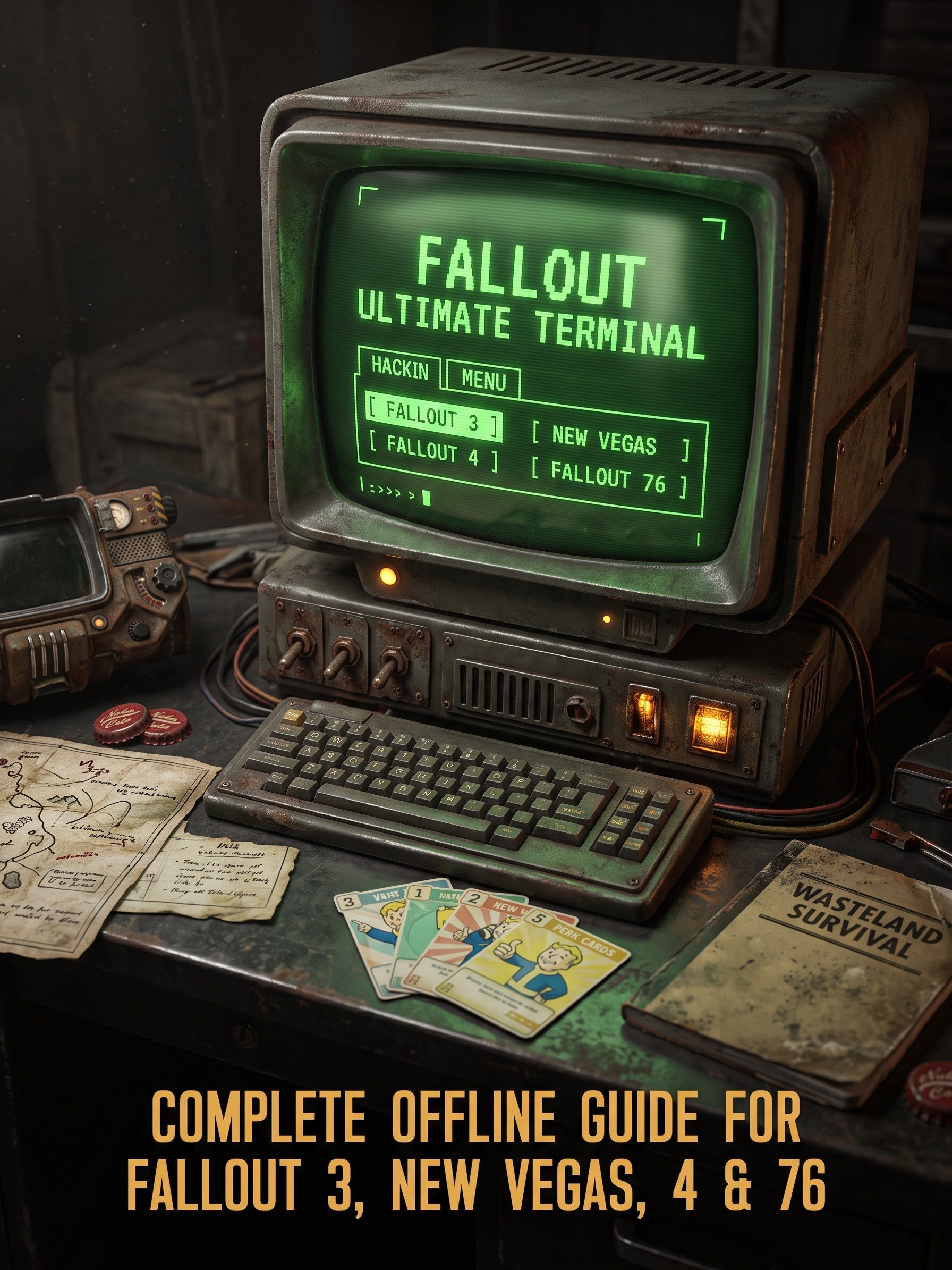 Fallout Ultimate Terminal | Complete Offline Guide for Fallout 3, New Vegas, 4 & 76 product image (1)