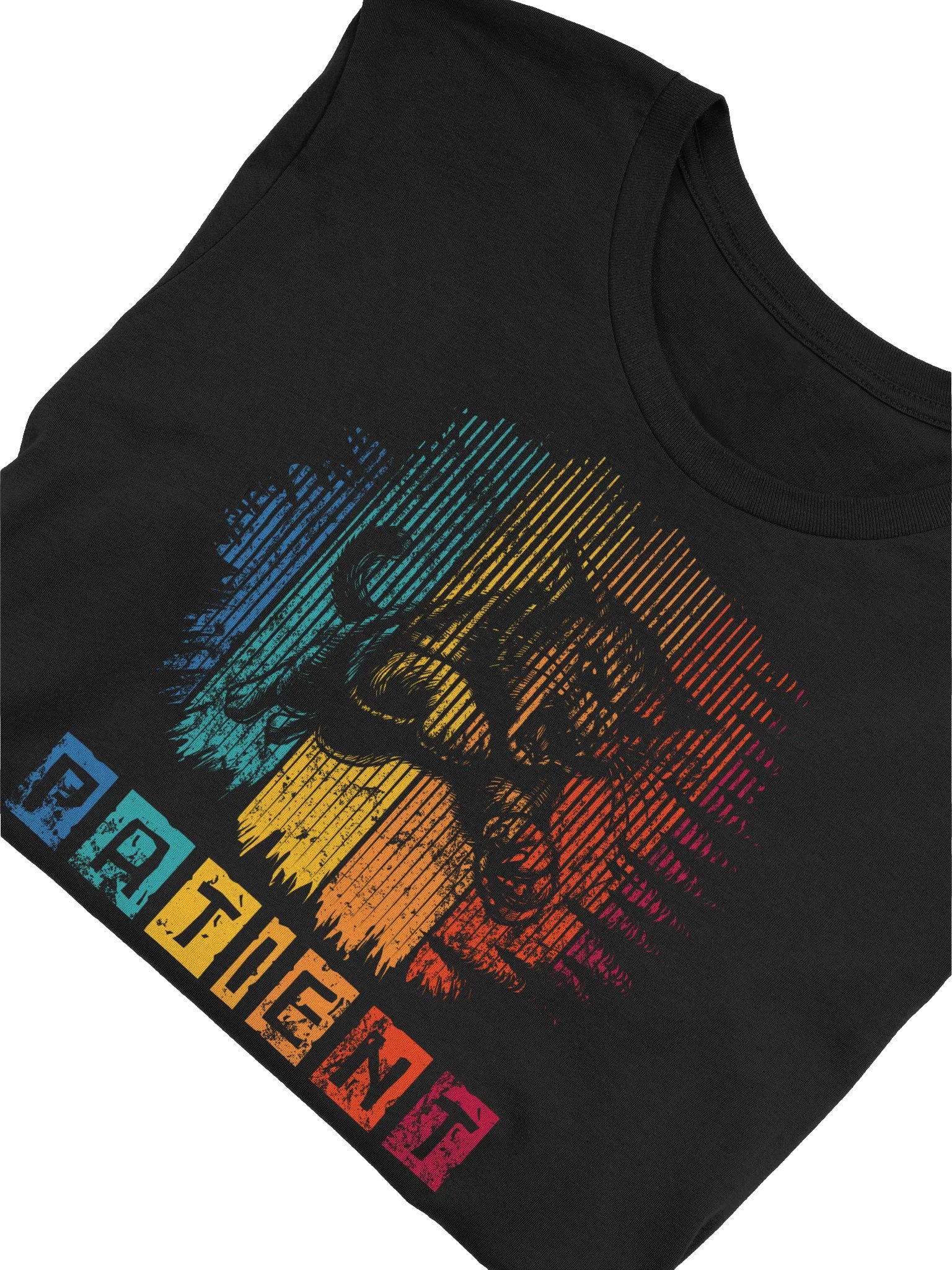 Ironic Patient Cat T-Shirt - Funny Sarcastic Feline Retro 90s Grunge Gift product image (49)