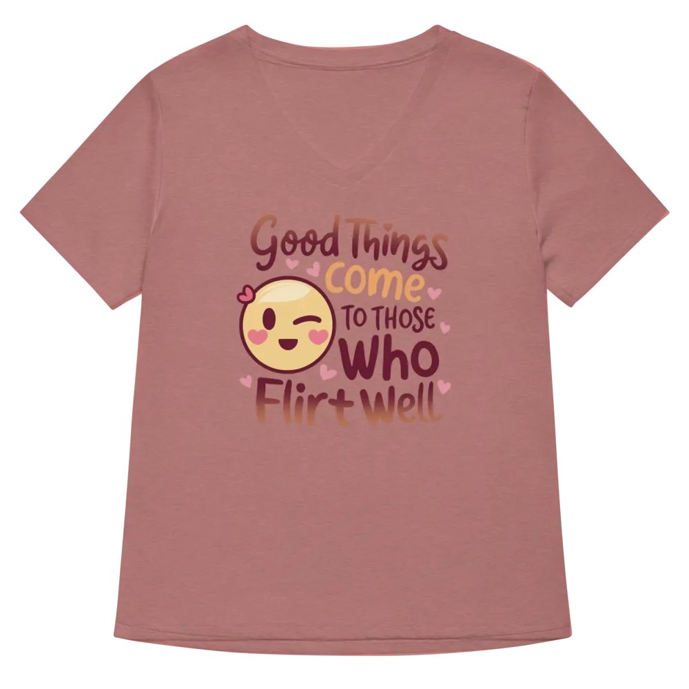 Good Things Flirt V neck shirt product image (17)