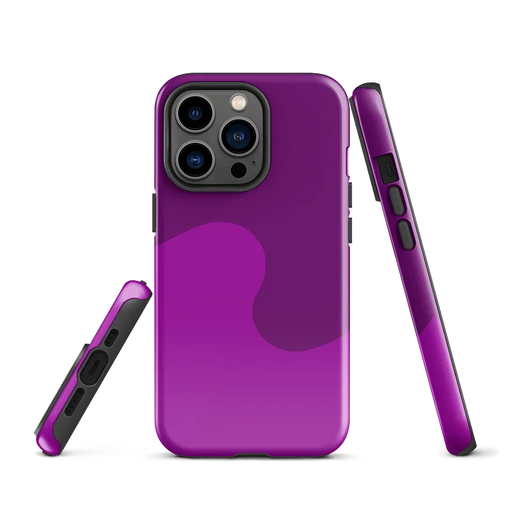 Purple Fume Minimal Wave iPhone Case product image (2)