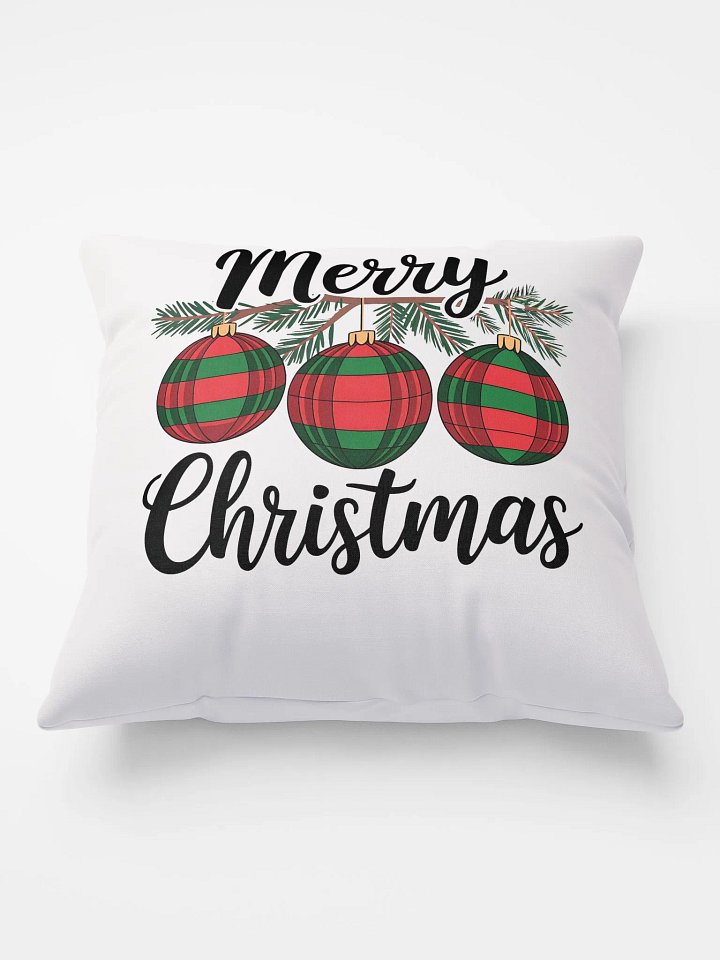 Simple Yet Expressive Merry Christmas Design throw pillow product image (2)