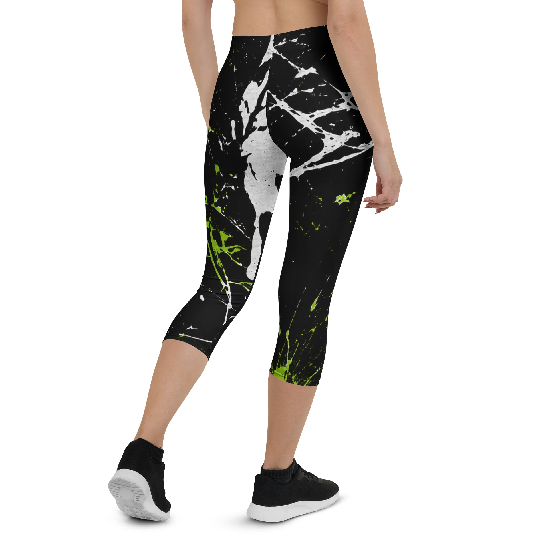 Neon Splatter Capri Leggings product image (2)