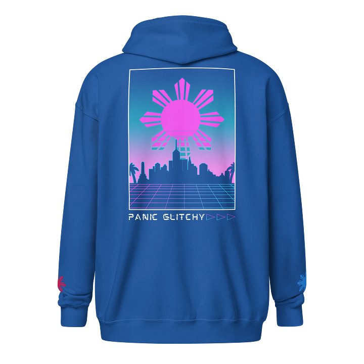 Pilipinas Vapourwave Zip Hoodie product image (9)