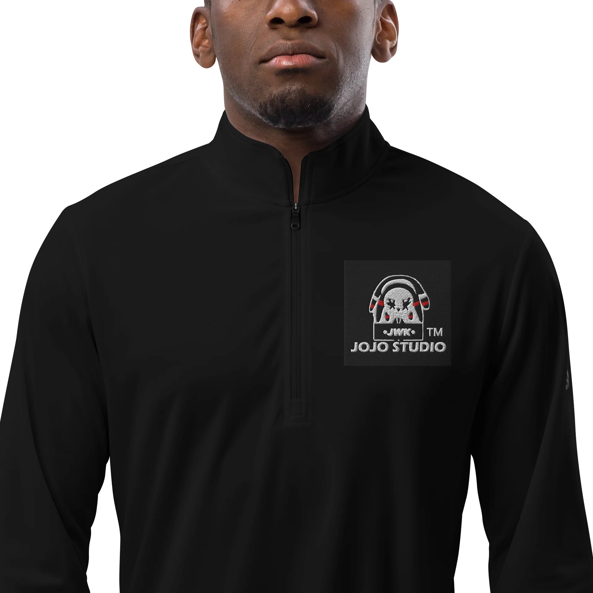 JWK JOJO Studio Skull Logo Quarter-Zip Pullover product image (2)