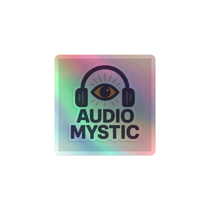 AUDIO MYSTIC — Sonic Seer Holographic Sticker product image (1)