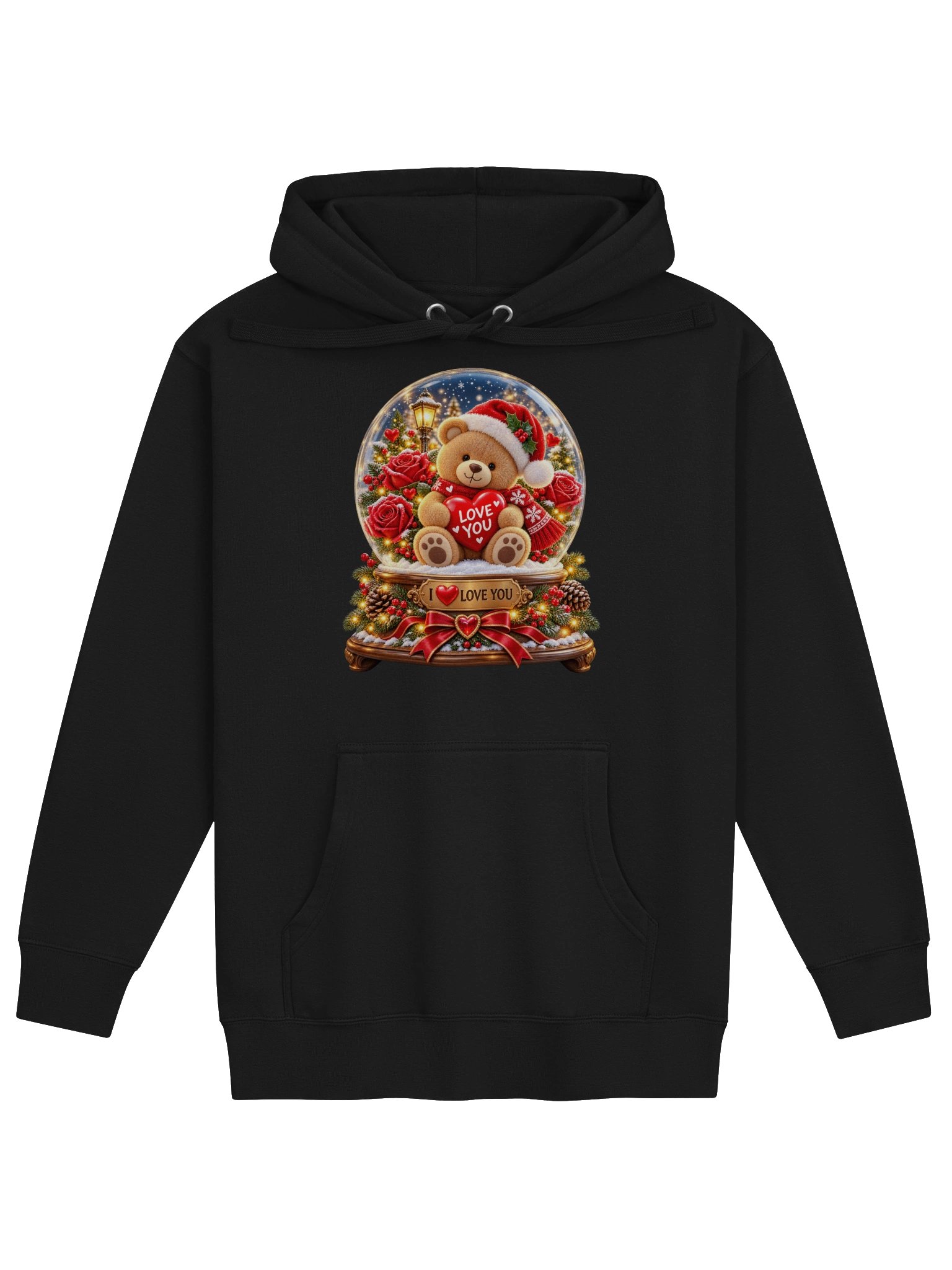 I ❤️ LOVE YOU — CHRISTMAS TEDDY BEAR - HOODIE product image (1)
