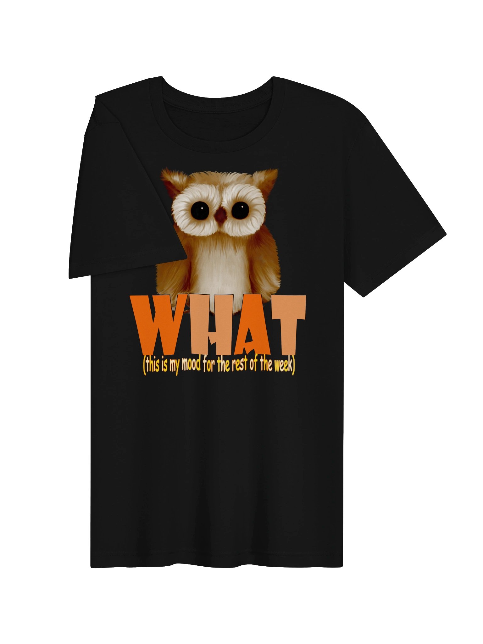 Owl "WHAT" T-Shirt. Unisex Bella+Canvas Supersoft T-Shirt product image (2)