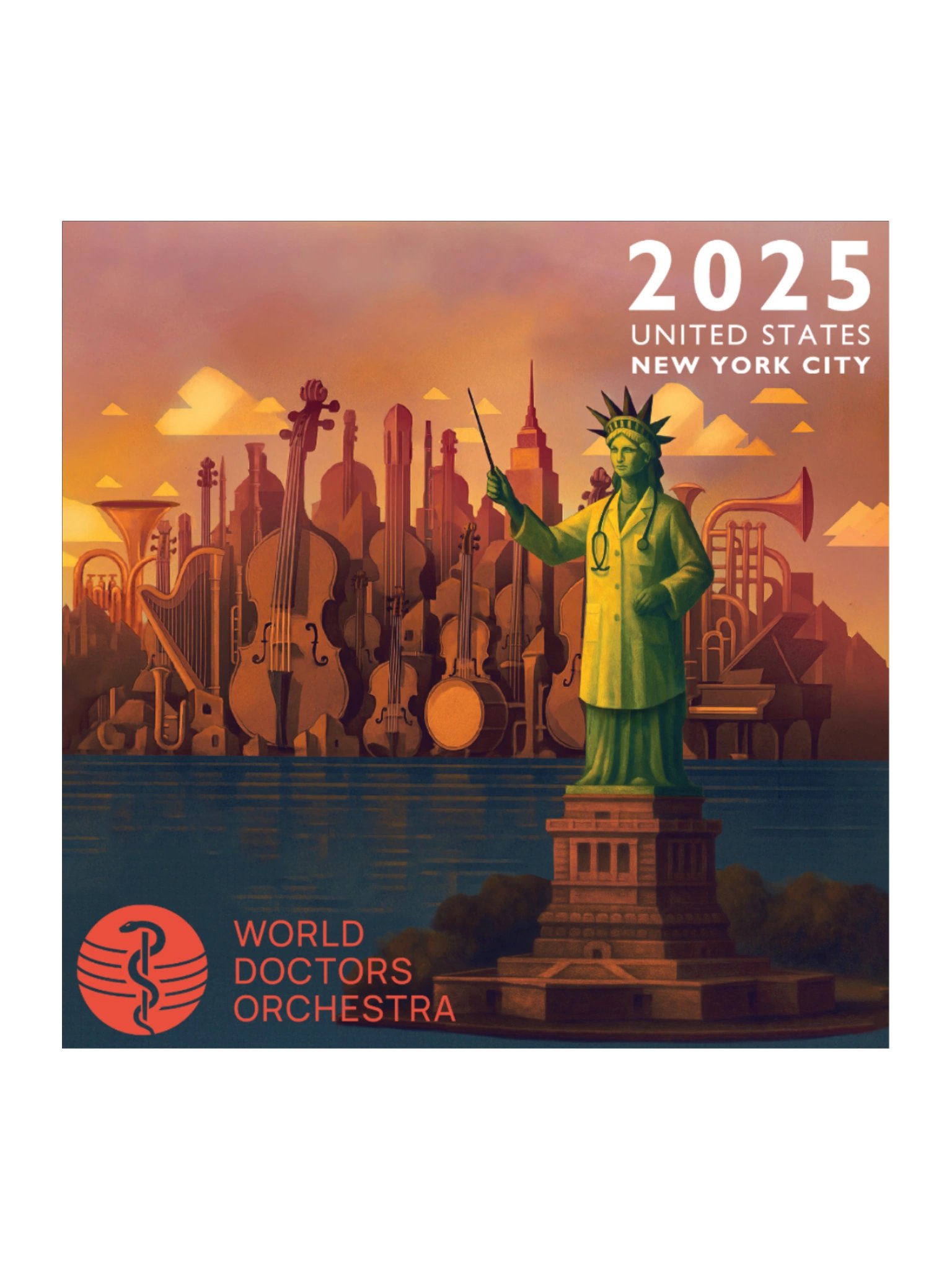 WDO NYC Square Sticker product image (1)