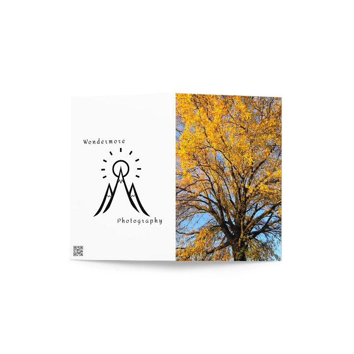 Golden Leaves Greeting Card product image (2)