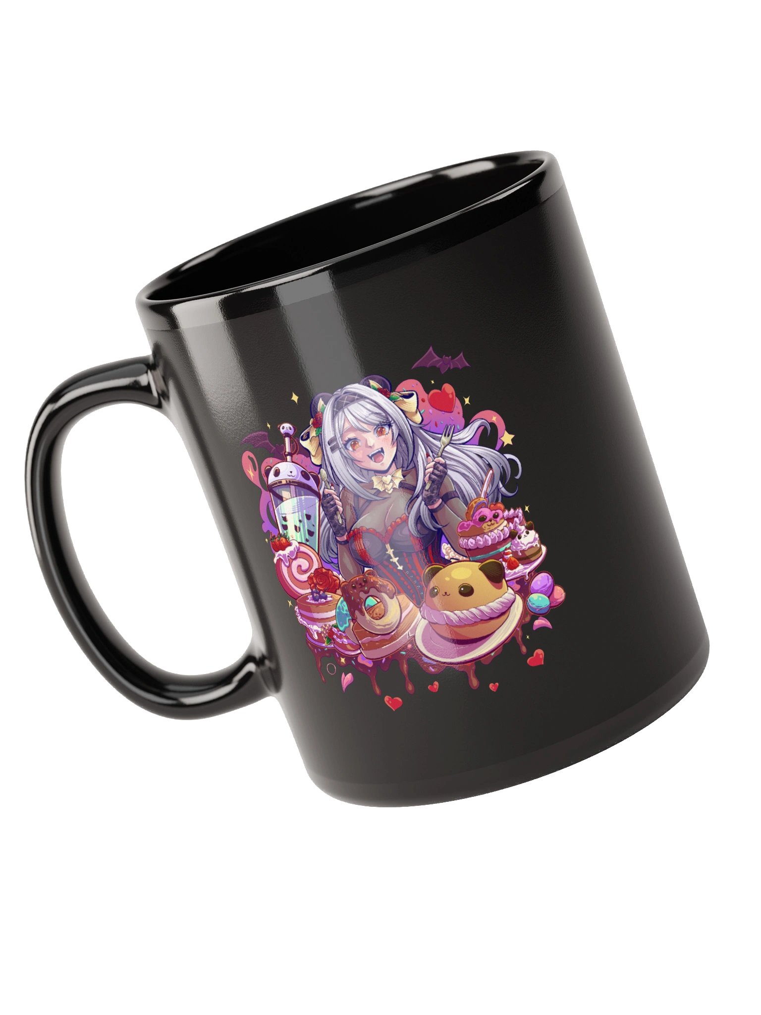 Mochipan Sippin' Coffee Mug in Black product image (5)