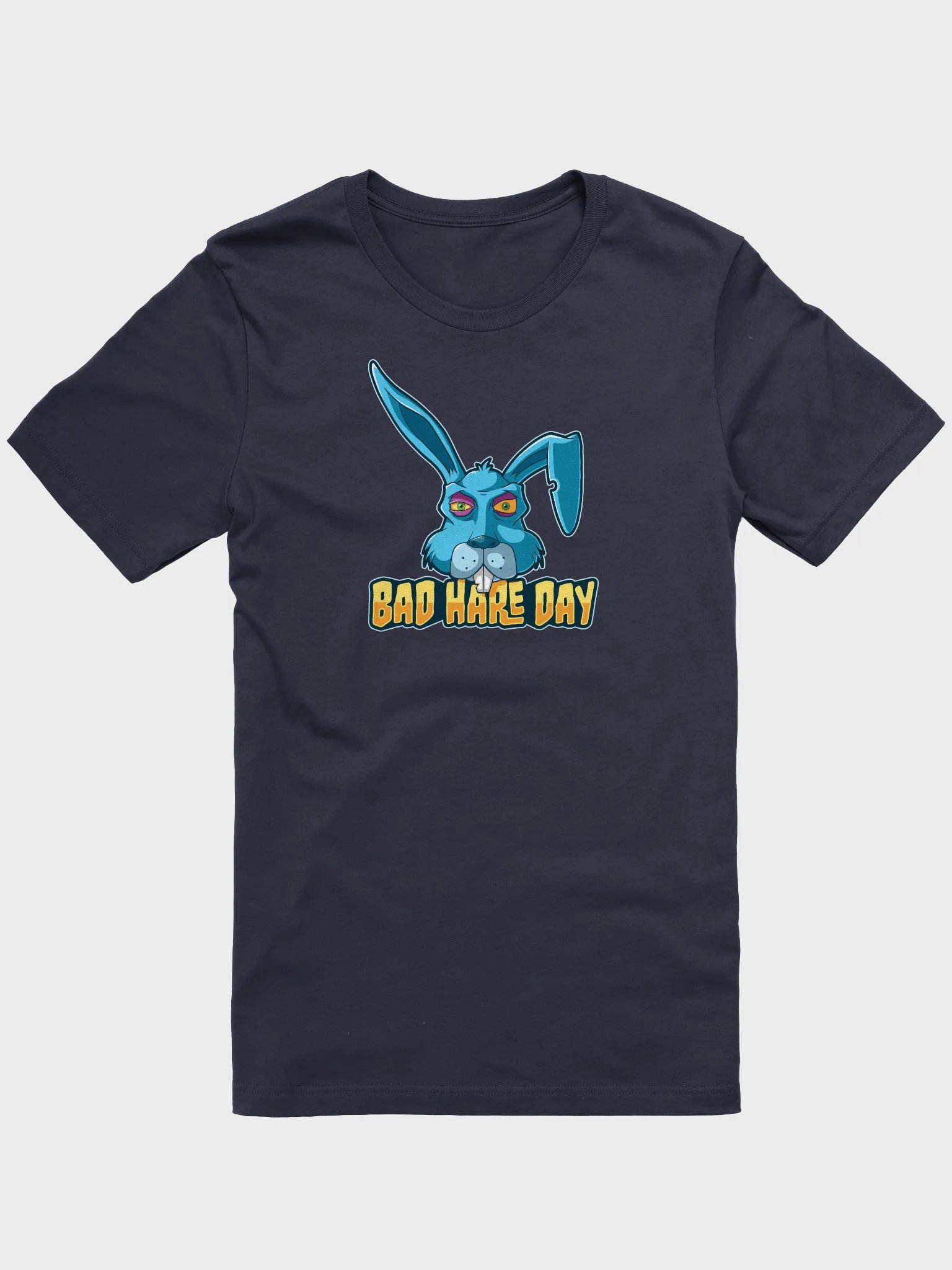 Bad Hare Day – Evil Easter Bunny Cartoon Shirt product image (1)