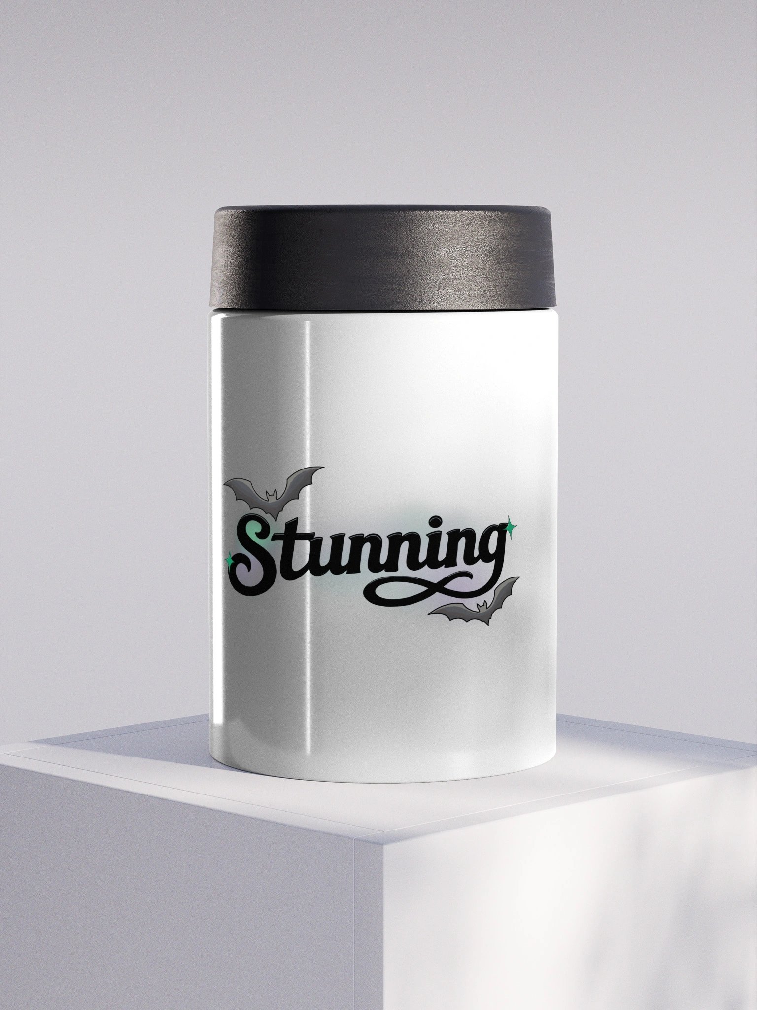 Stunning in Black Can Koozie product image (1)