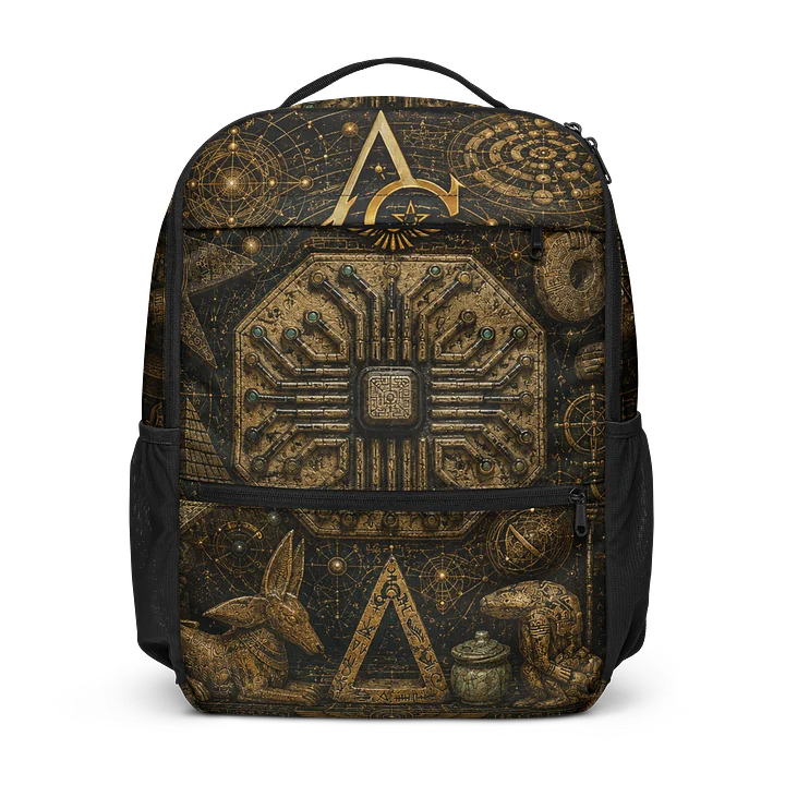 Alpha and Omega Chipped World Backpack product image (1)