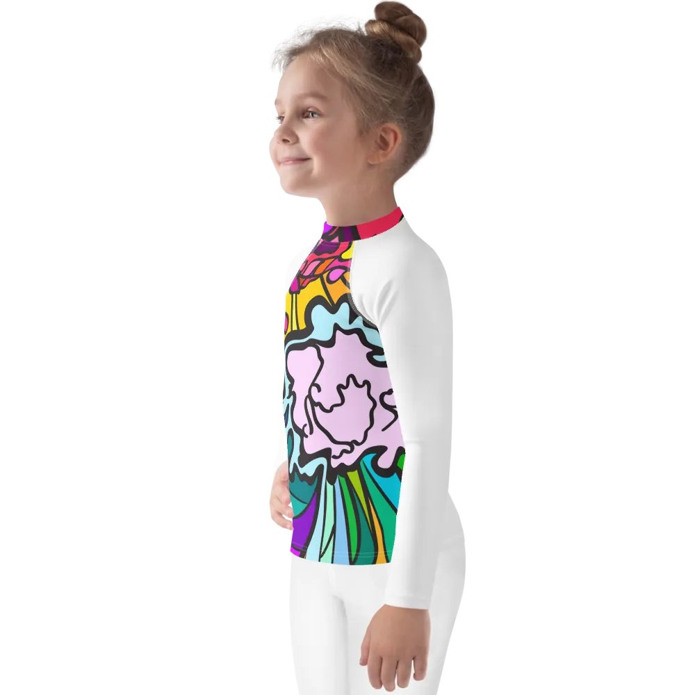 Kaleidoscope Kids Rash Guard - Wave at Sunset product image (3)
