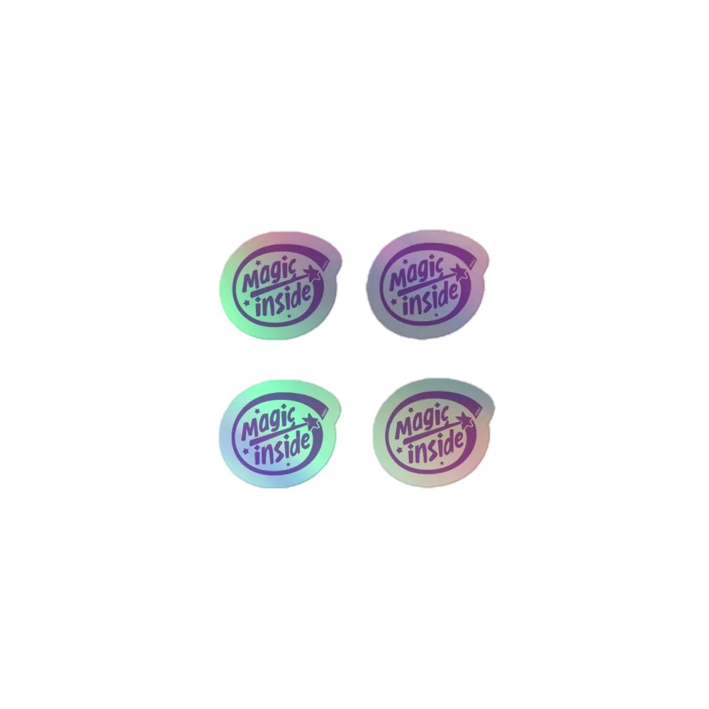 magic inside holo sticker 4 minis product image (1)