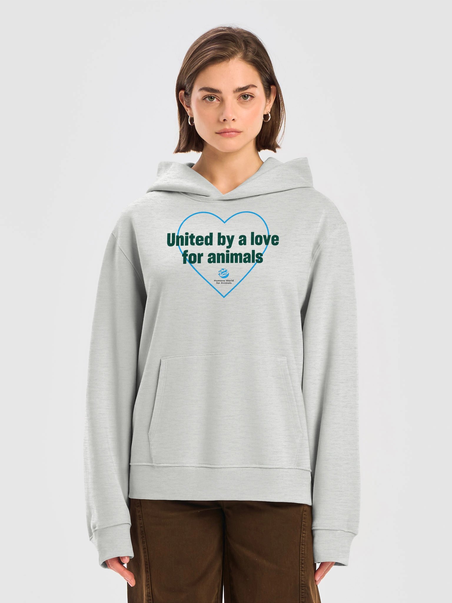 United by a love for animals - Heart - Hoodie - Light product image (5)