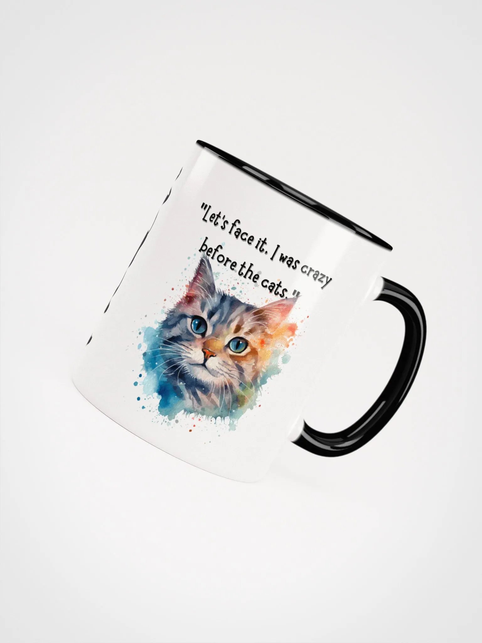 Meow Crazy Before Cats Ceramic Mug product image (5)