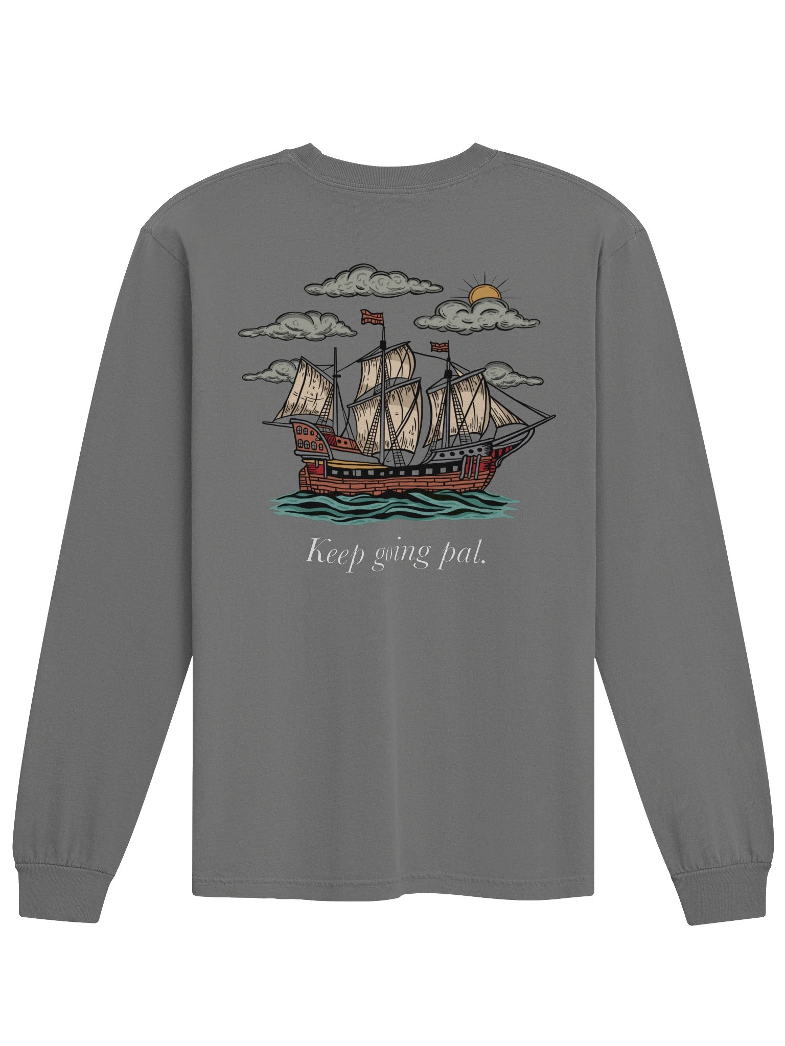 "Keep Going Pal" Tee [Long-sleeved] product image (2)