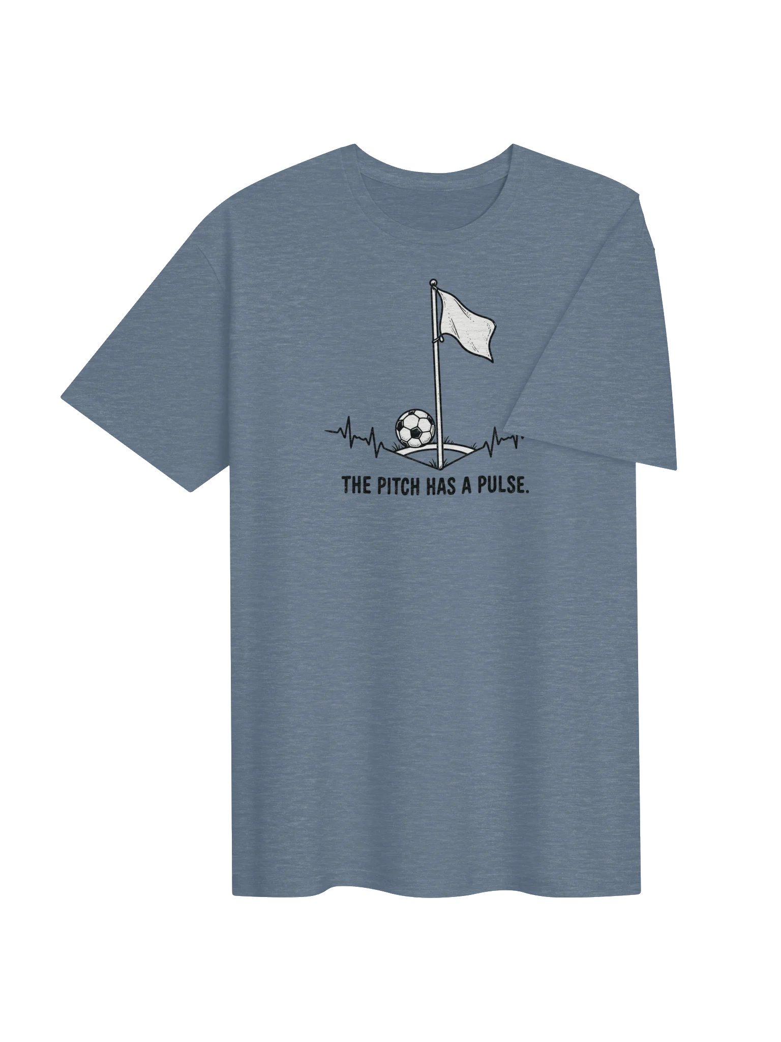 The Pitch Has a Pulse Soccer Tee product image (4)