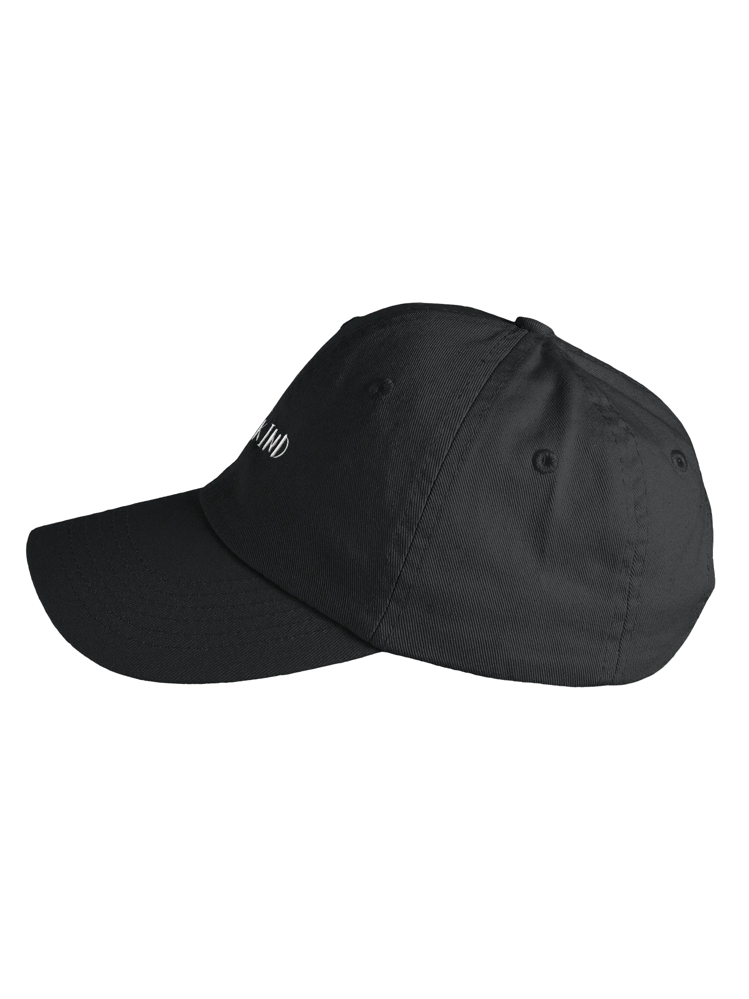 Youth “Bee Kind” Cap | Adjustable Black Cotton Twill Hat product image (3)