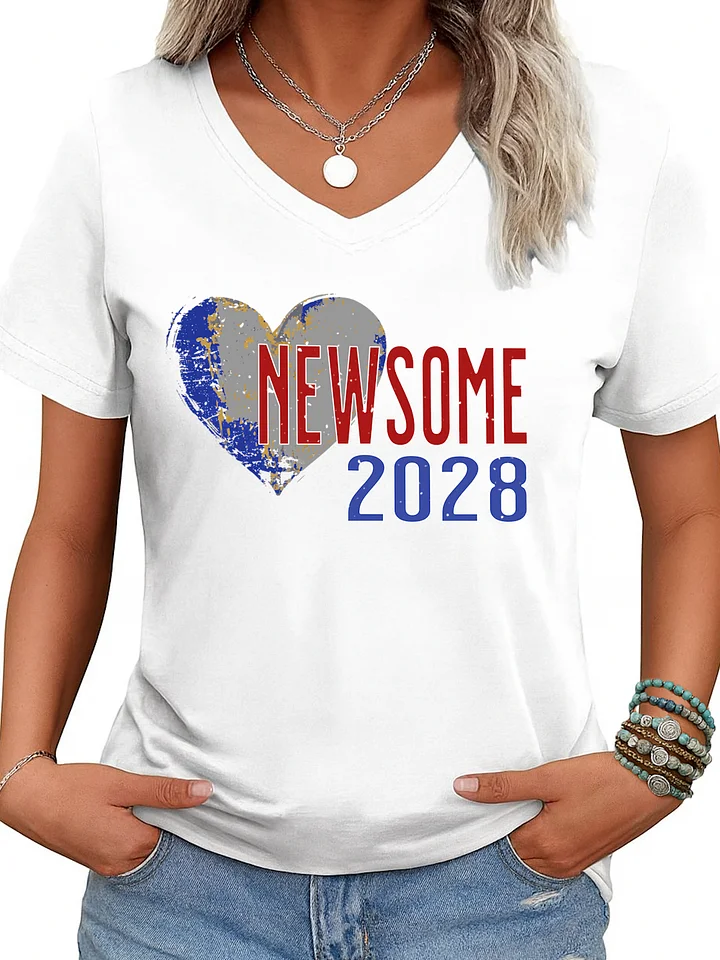 Newsome 2028 V Neck Tee product image (13)