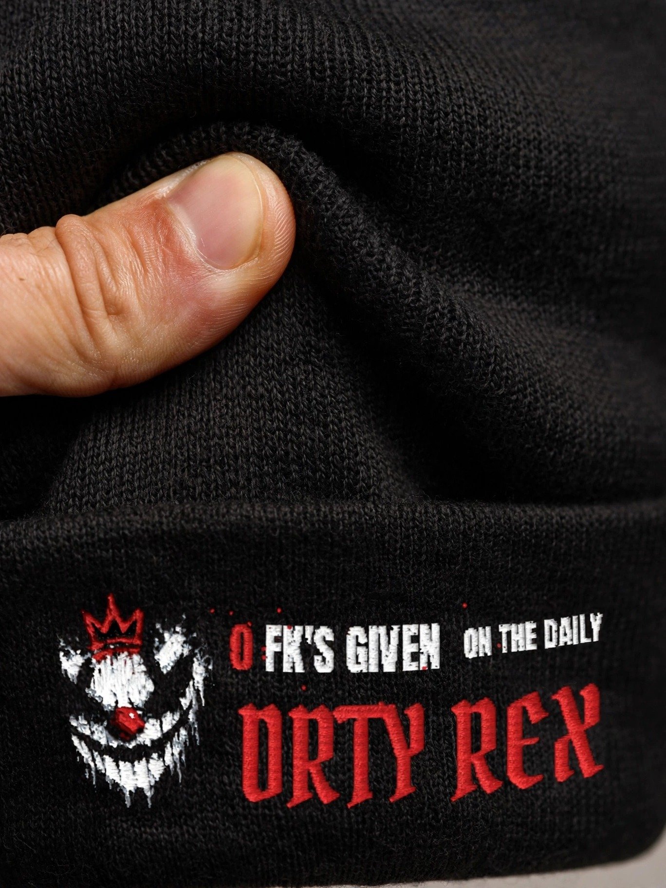 DRTY REX Blood Red Beanie product image (11)