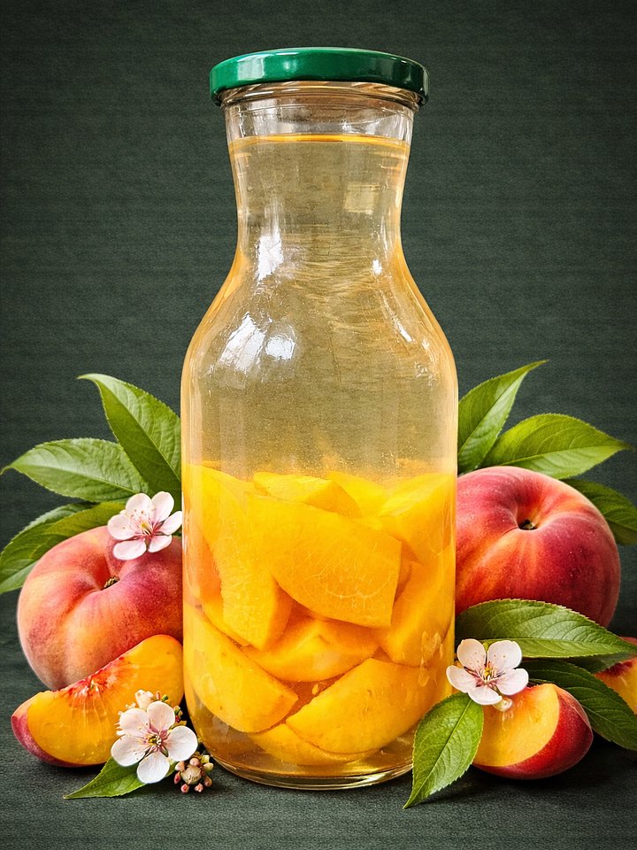 Peach Compote Sugarless 1L product image (1)