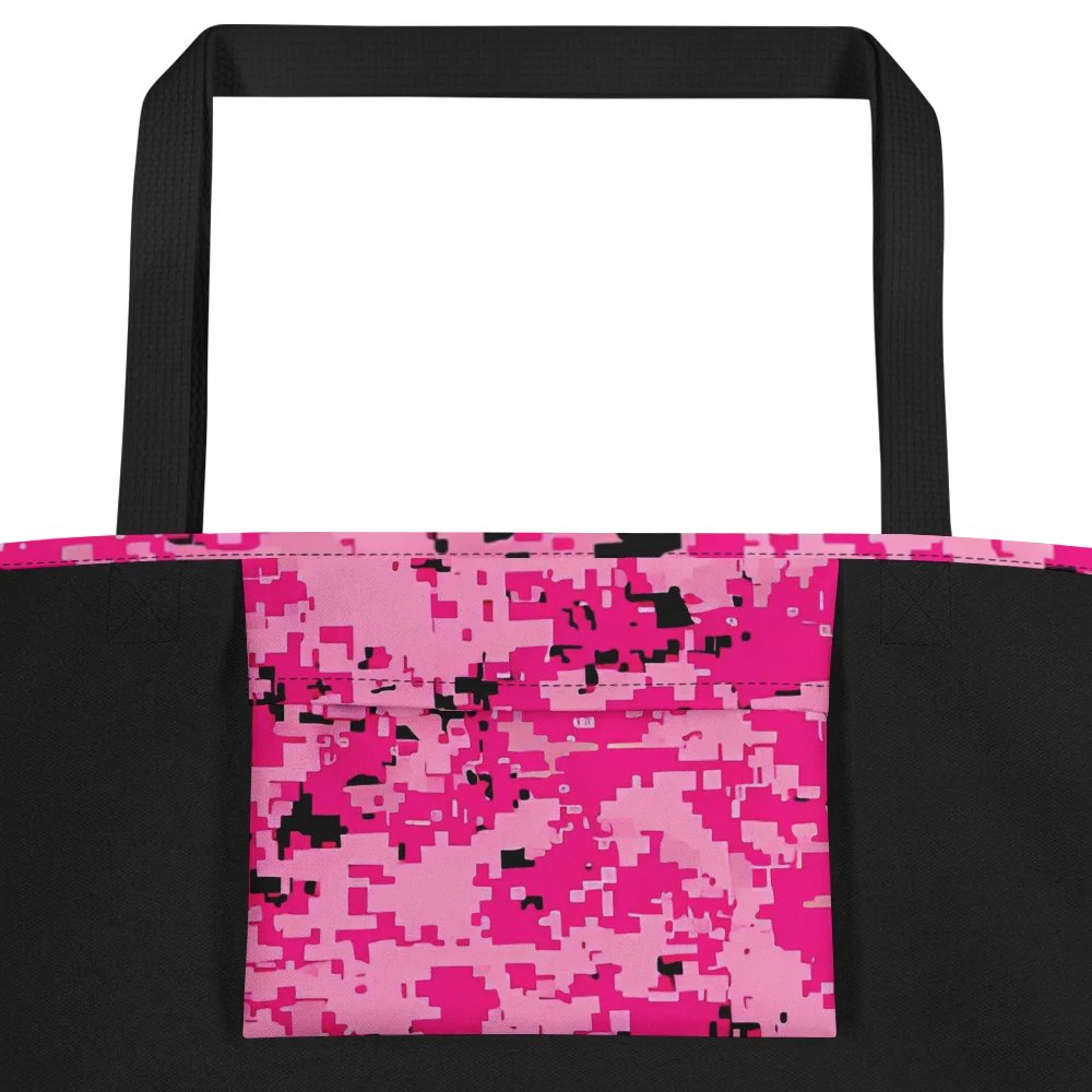 Pixel Chaos Custom Tote Bag product image (2)