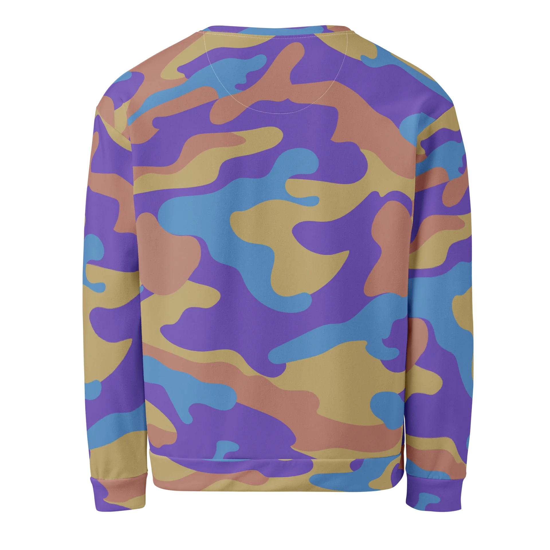 Y2K Camo Sweatshirt – Bold Retro Streetwear Crewneck product image (2)