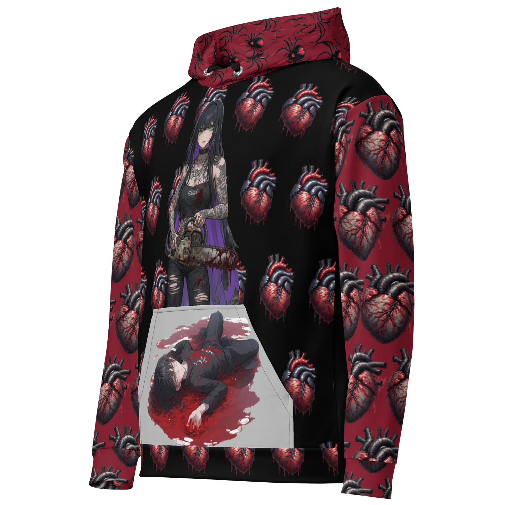 Heart Vibes Cotton Hoodie product image (3)