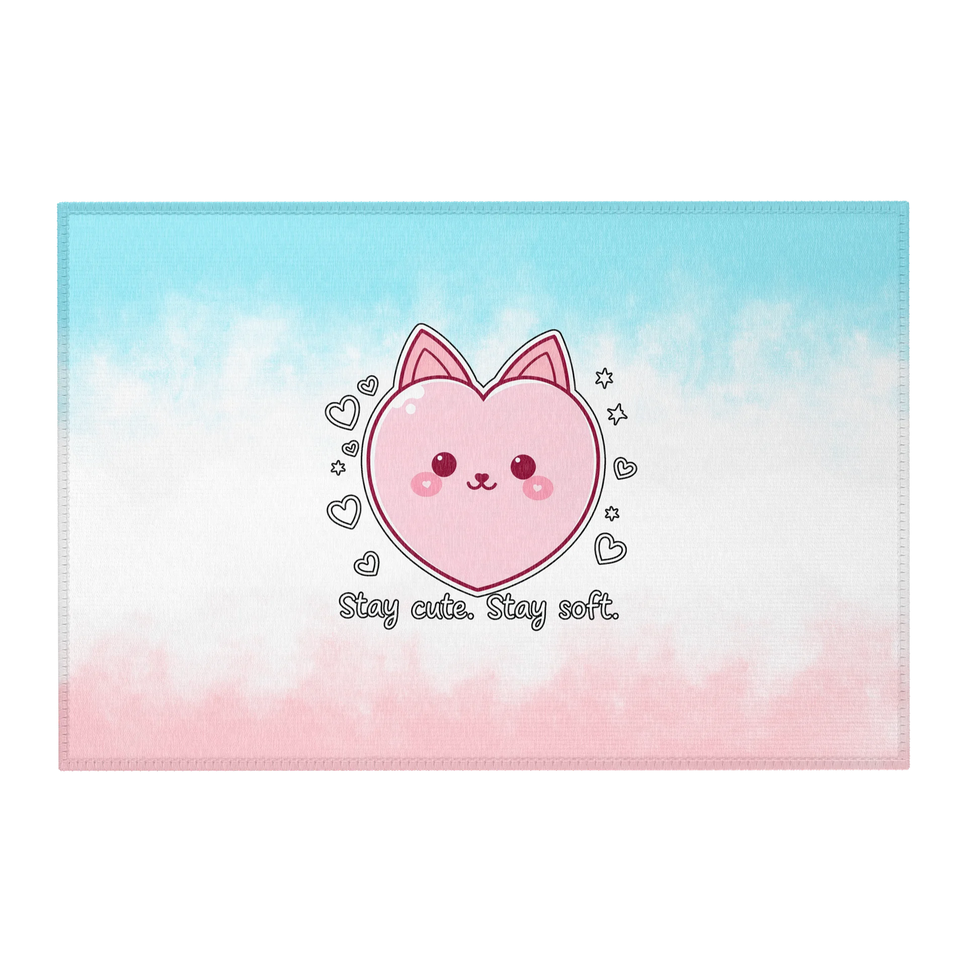 Stay cute. Stay soft. Rug product image (1)