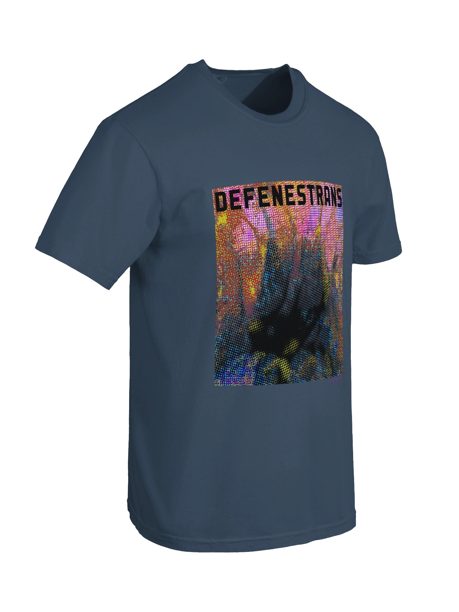 Defenestrans "glow" logo t-shirt product image (8)