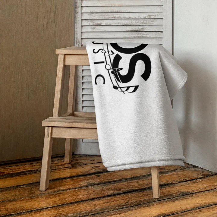 TDS Music Sublimated Beach Towel - Artistic Music Design, Premium Cotton & Polyester, Highly Absorbent product image (2)