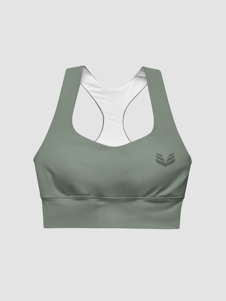 Longline Sports Bra - Sage Green product image (1)