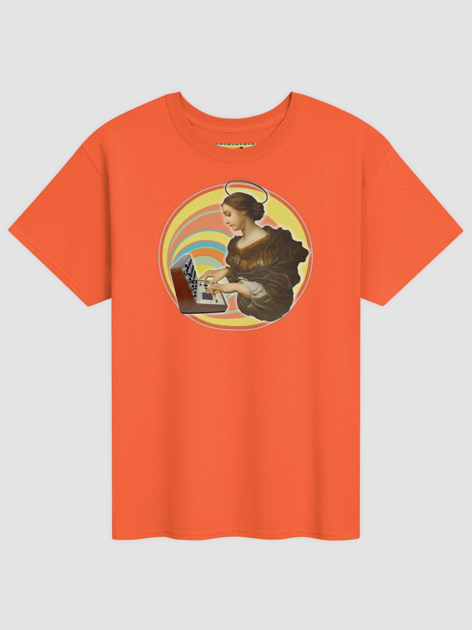 St Synthi Cecilia, The Putney (VCS 3) by Frank Fonik, Techno EDM Unisex t-shirt product image (1)