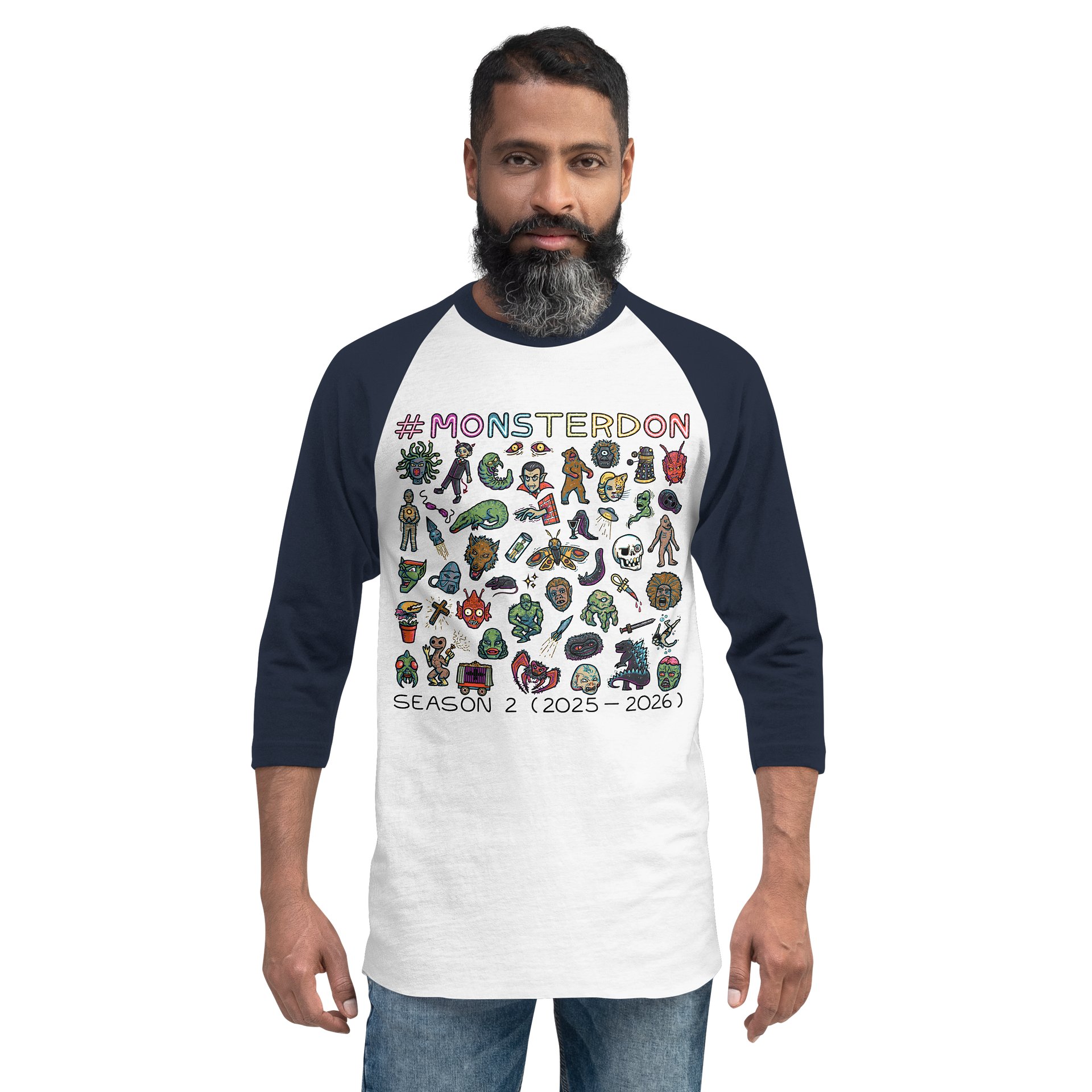 Monsterdon Raglan Long-Sleeve T-Shirt (Light) product image (17)