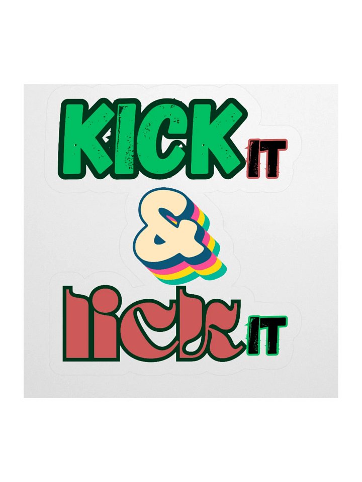 SeaDame - Kick It & Lick It Sticker product image (1)