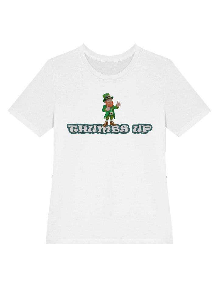 Leprechaun "THUMBS UP" T-Shirt. Women's Bella+Canvas Supersoft Relaxed-fit T-Shirt product image (2)