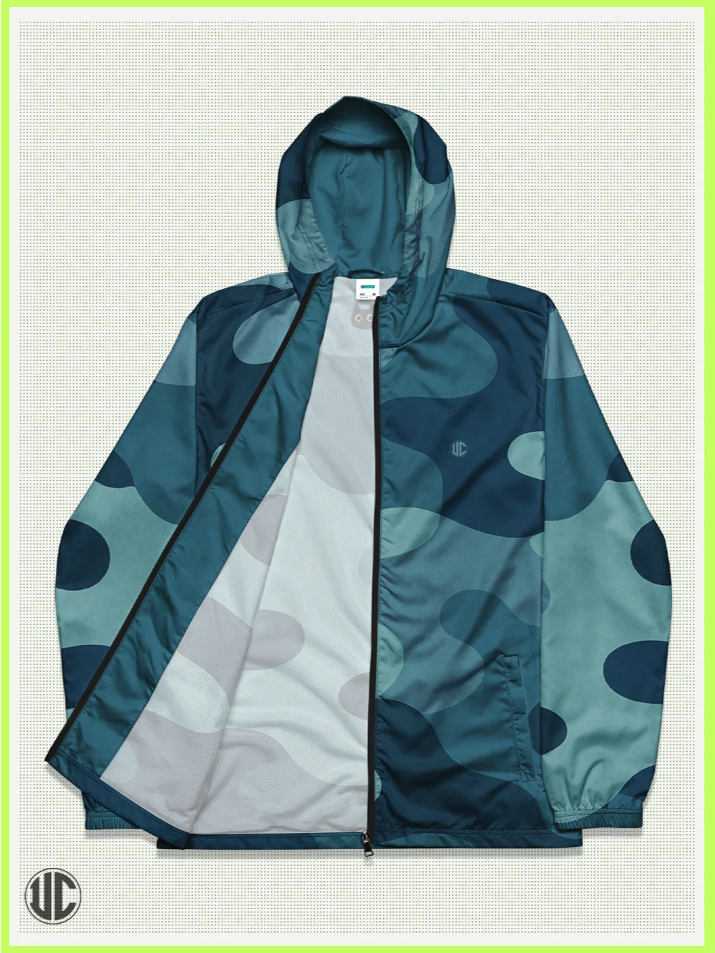 Zahra's Ocean Wave Camo - Windbreaker product image (1)