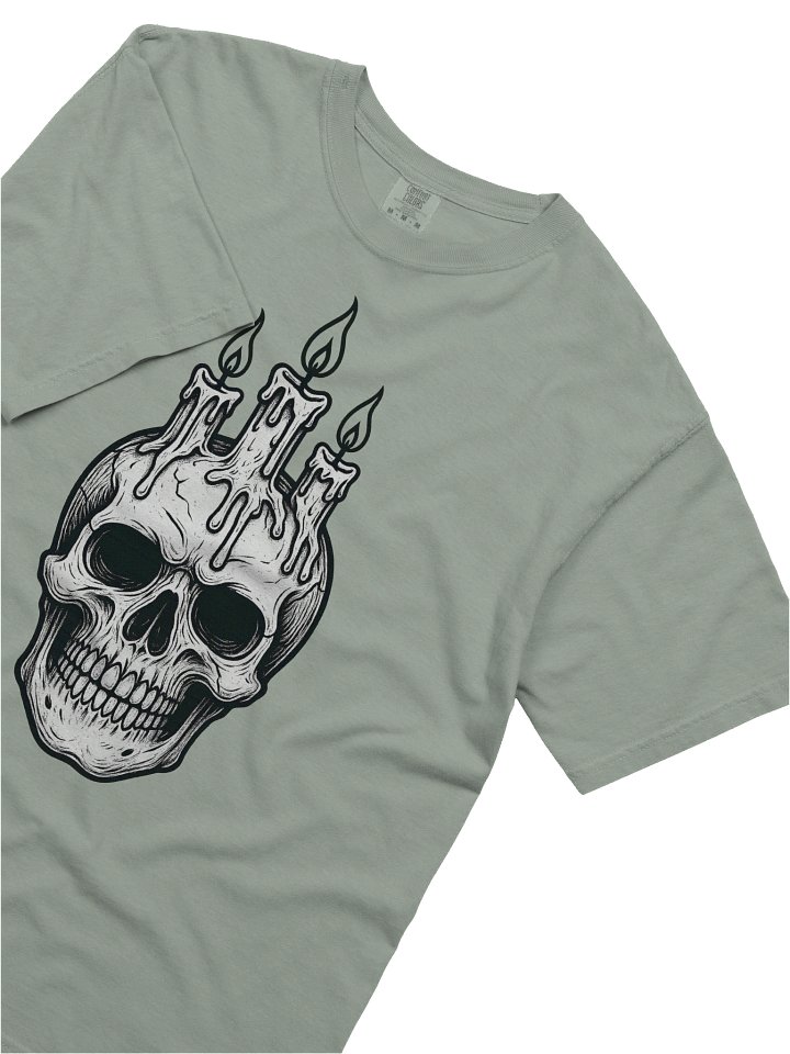 Candlelit Skull Tee – Shadows Eternal product image (2)