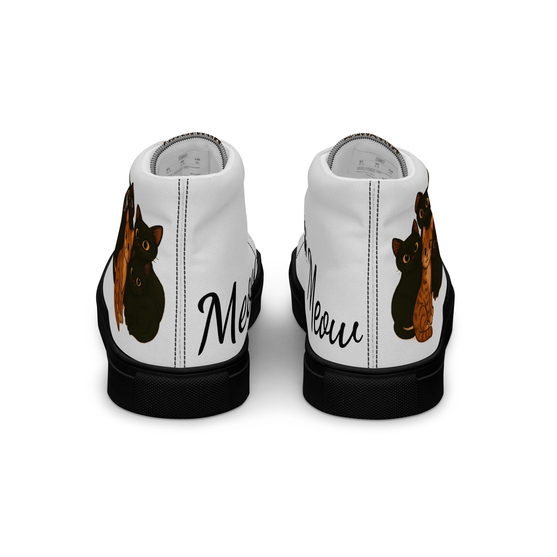 Kitty Cat Men's High Top Shoes product image (7)