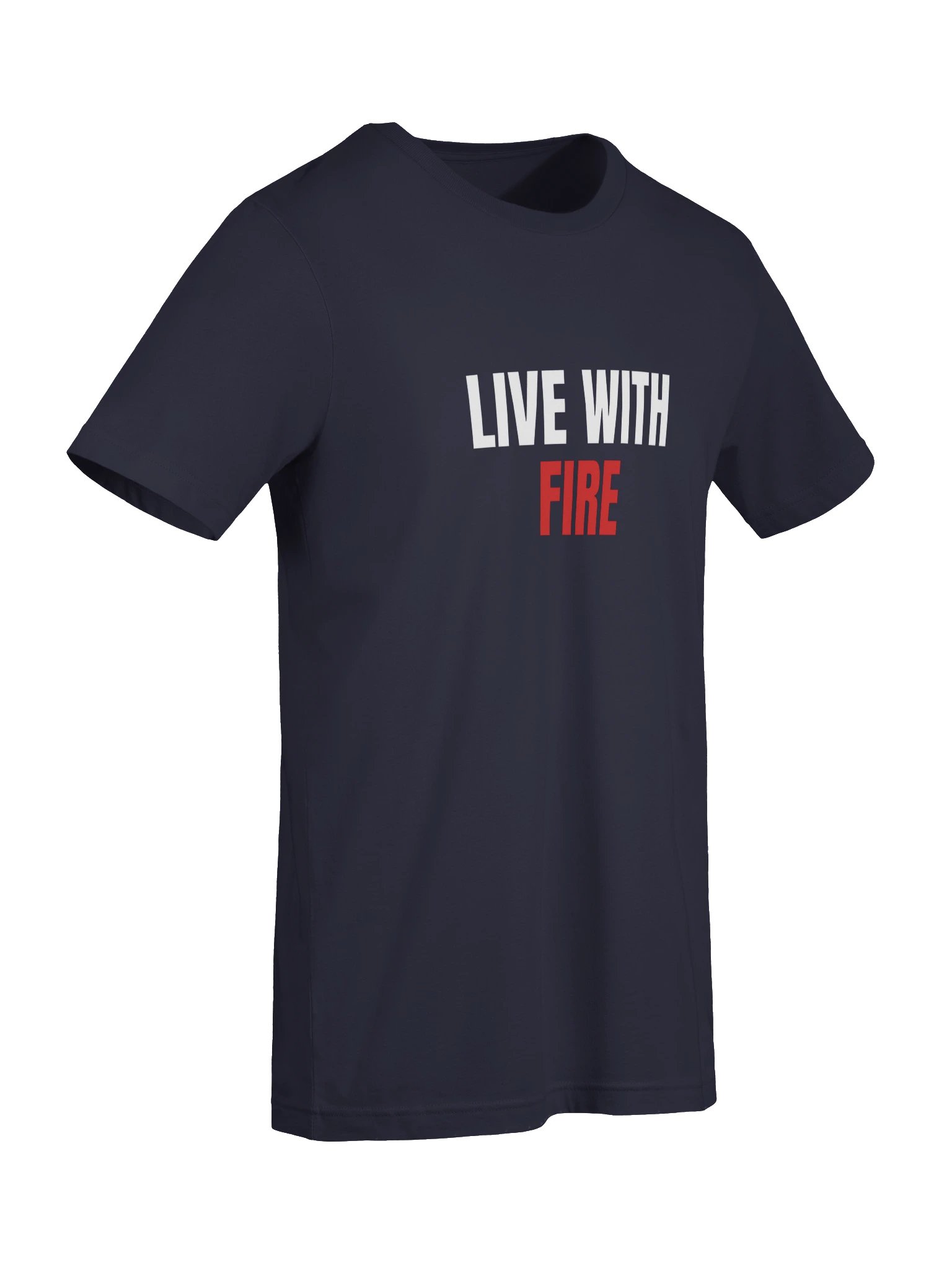 Live With Fire T-Shirt, Navy product image (7)