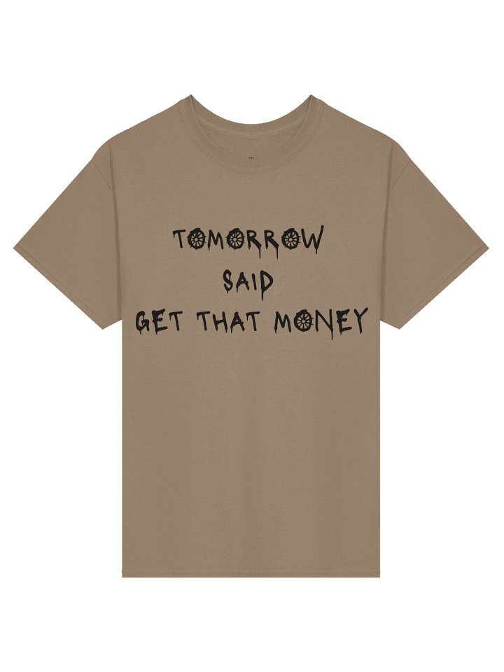 Tomorrow Said T-Shirt- Brown product image (1)